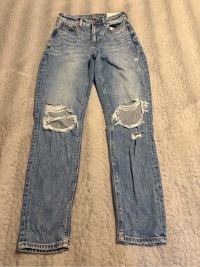 American Eagle Mom Jean Strigid